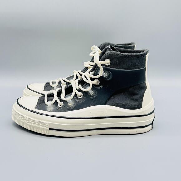 Converse Shoes Womens 7 Black High Top Chuck Taylor 70 Utility Hi Storm Wind - Picture 5 of 12